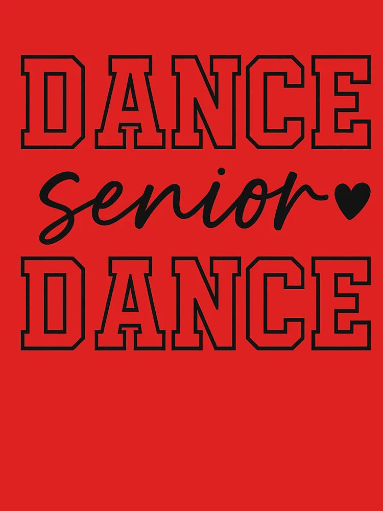 Dance Senior Vintage Lettering Design Classic T-Shirt