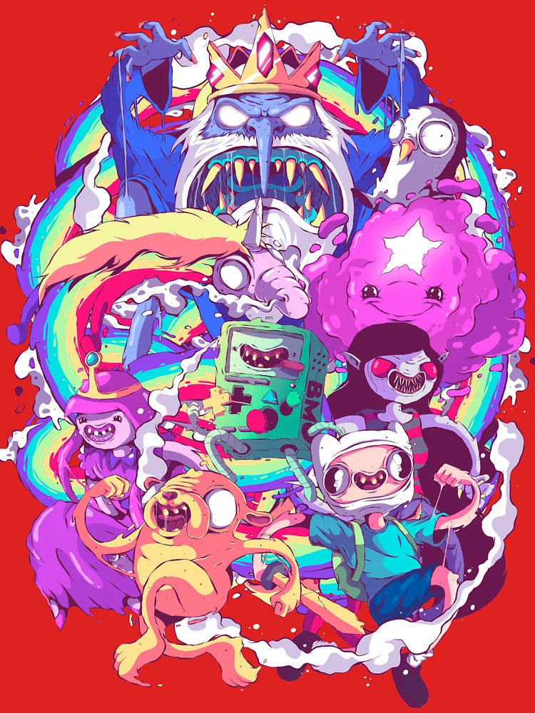 Adventure Time - Liquid Doodle  Classic T-Shirt