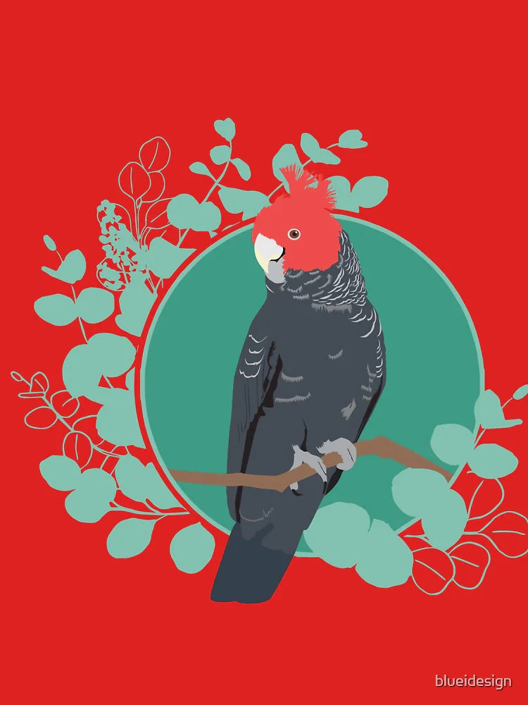 Gang Gang Cockatoo Australian bird Eucalyptus green Classic T-Shirt