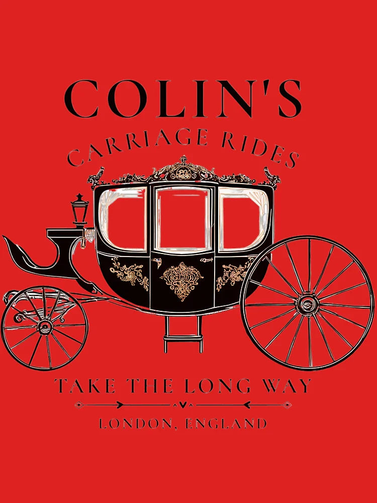 Colin Bridgerton's Carriage Rides - Chic London Design Classic T-Shirt