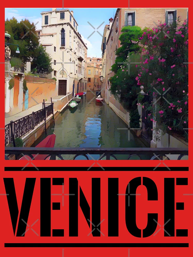 Travel city Venice Italy canal gondola souvenir Classic T-Shirt