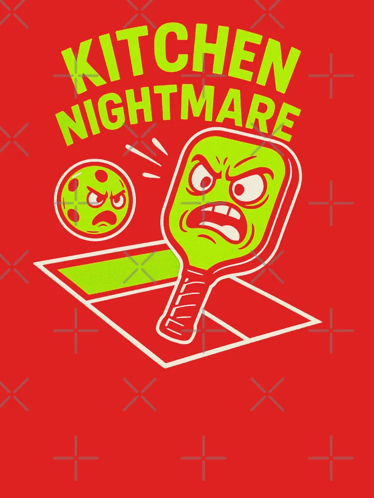 Kitchen Nightmare | Funny Pickleball T-Shirt for Players Who Dominate the Court Classic T-Shirt