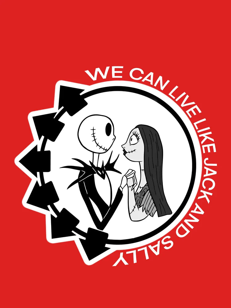 we can live like jack and sally blink lyrics Classic T-Shirt