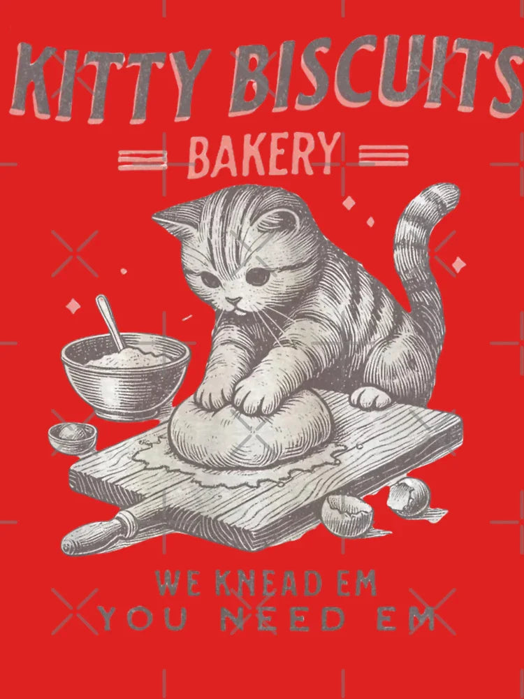 Kitty Biscuits - We Knead Em, You Need Em Funny Cat Baking Design - Purrfect Pastry Apparel Classic T-Shirt
