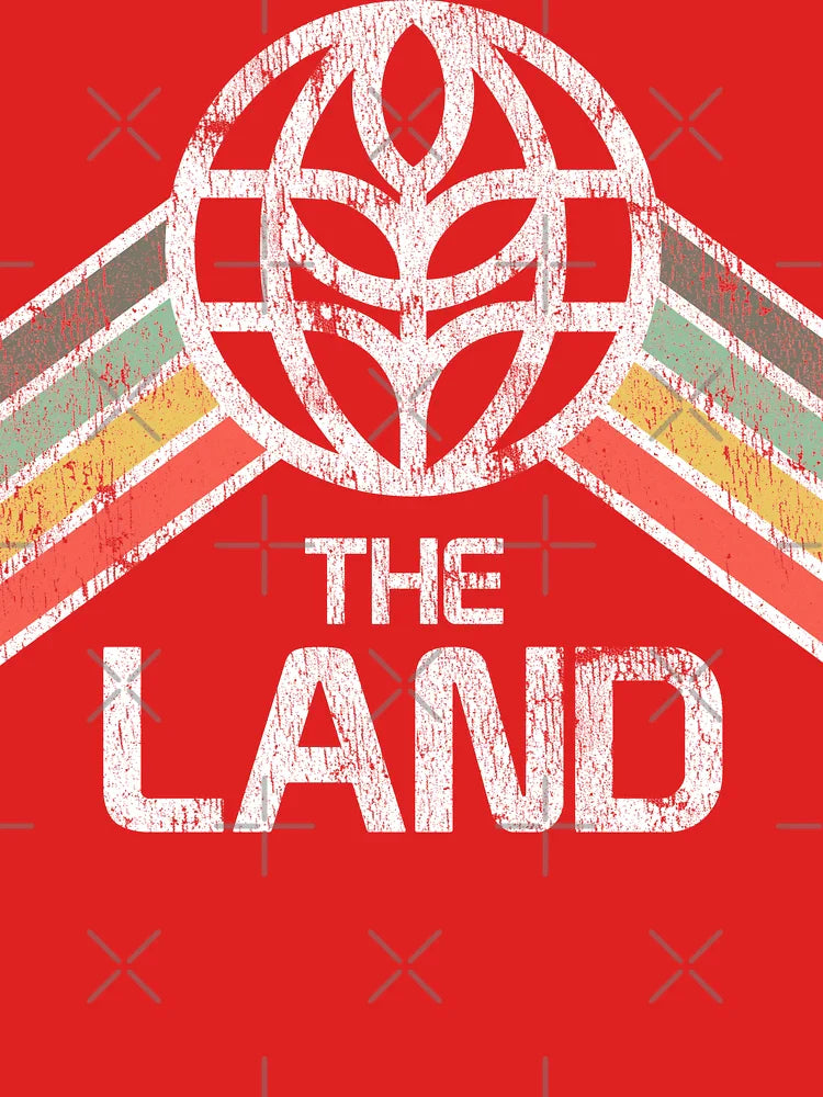 The Land Logo Distressed in Vintage Retro Style Classic T-Shirt