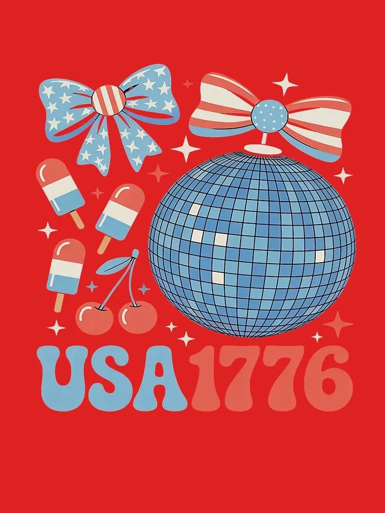 America Preppy Coquette USA 4th Of July Classic T-Shirt