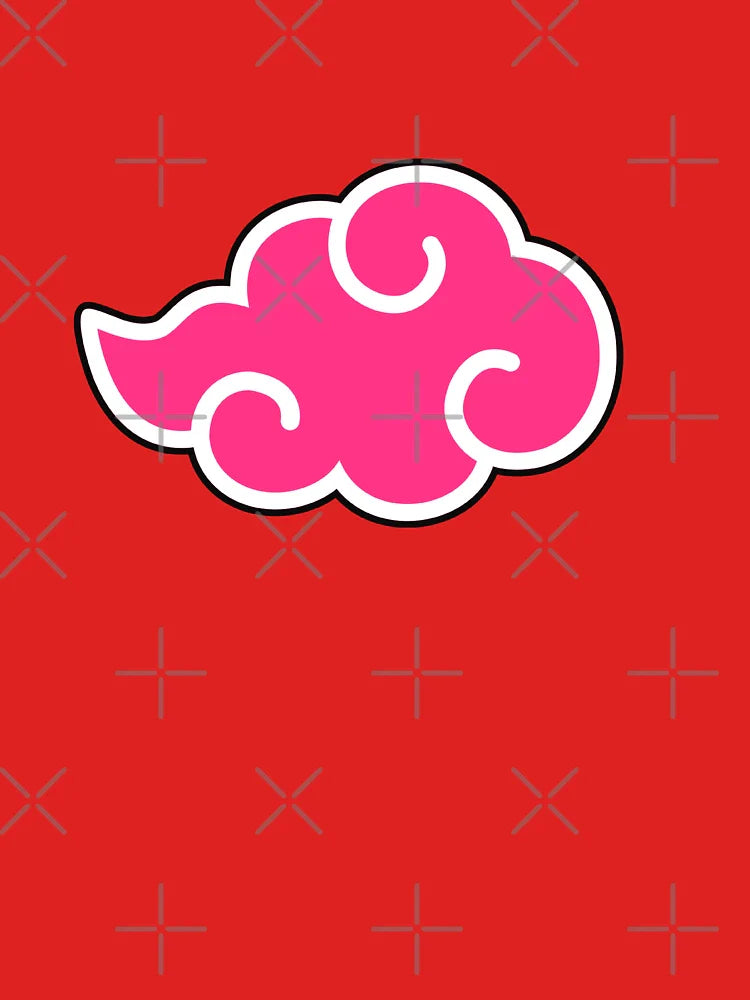 ∆K∆TSUK1 ANIME CLOUD LOGO TEE | HOT Pink Anime Logo Stickers | Otaku fashion  Classic T-Shirt