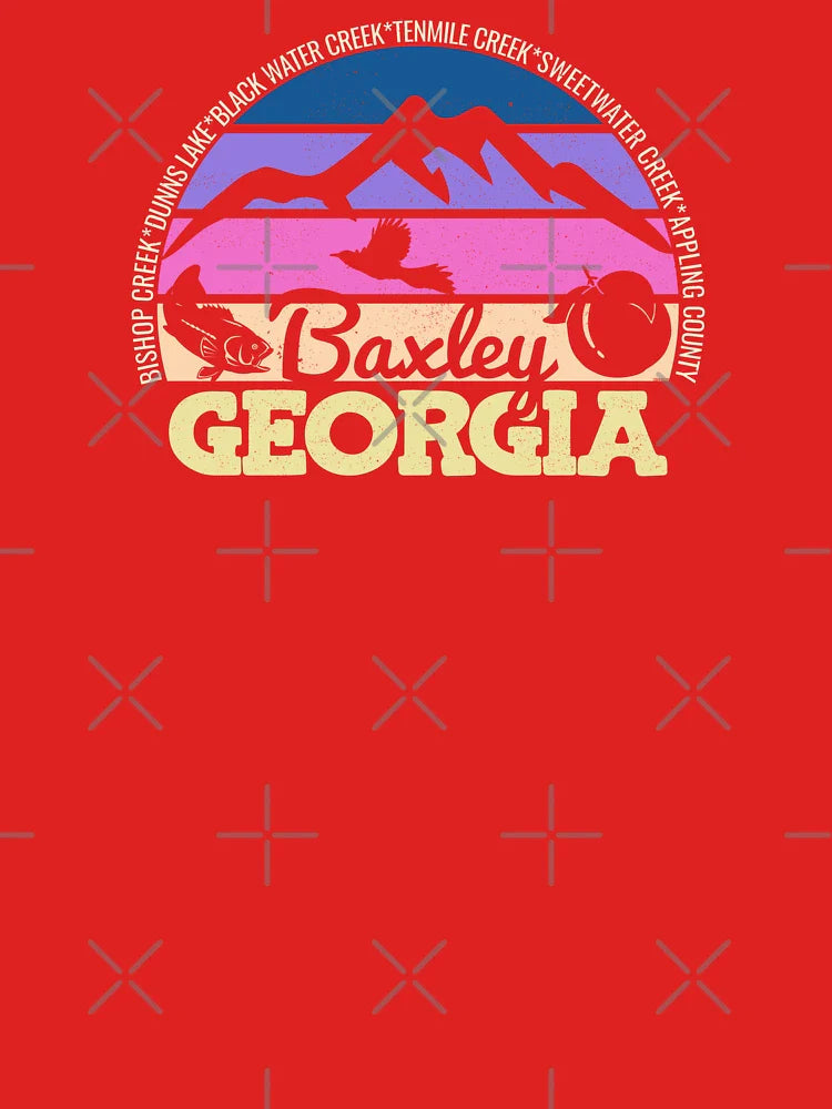 Baxley Georgia Sunset Retro Vintage Local Pride Logo Classic T-Shirt