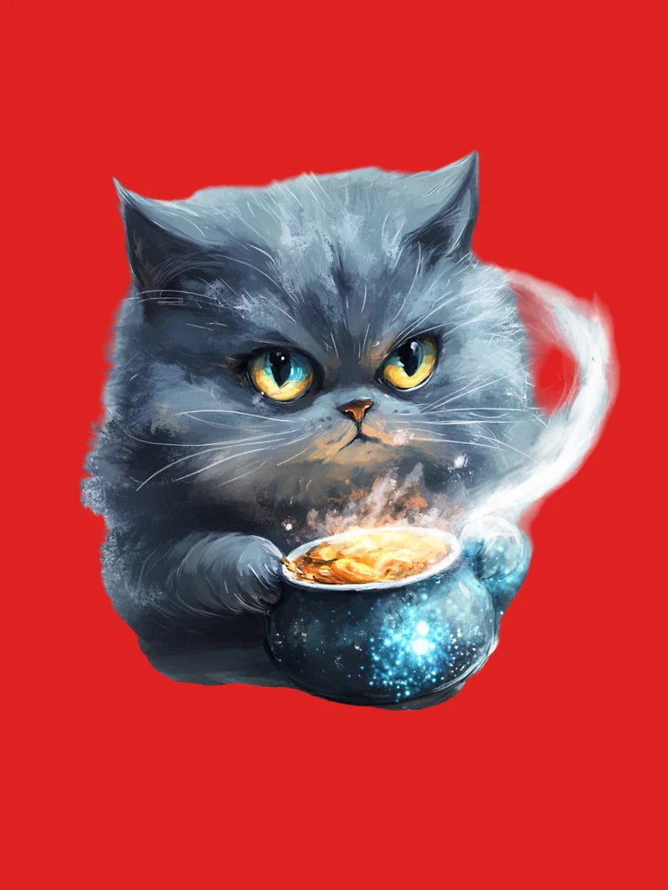 Mystic Cat with Magical Potion Classic T-Shirt