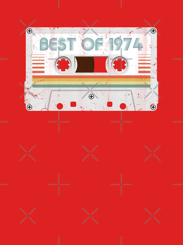50th Birthday Best of 1975 Cassette Tape Vintage for Gift Classic T-Shirt