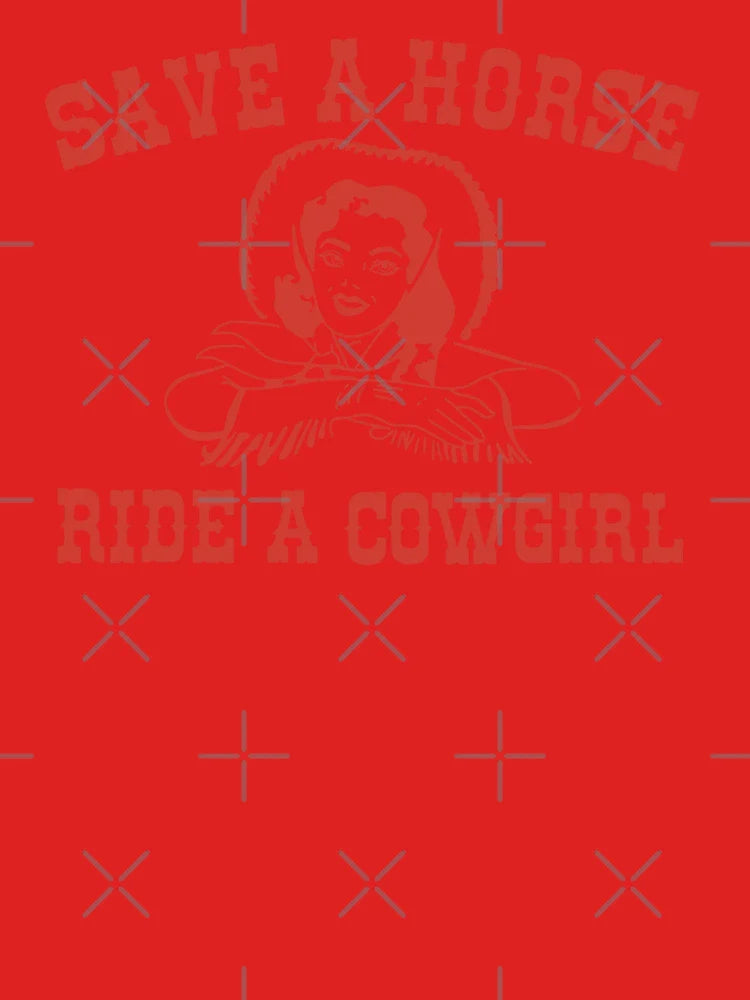 Save a Horse Ride a Cowgirl Classic T-Shirt