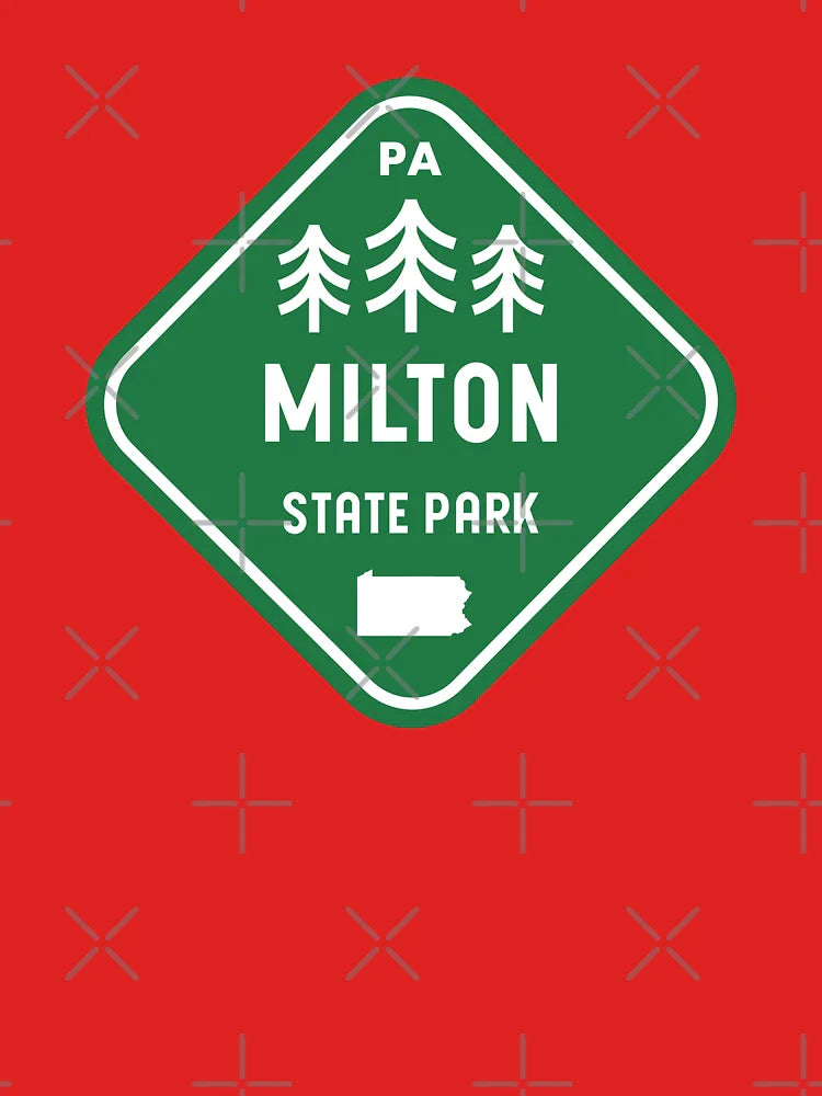 Milton State Park Pennsylvania Rhombus Classic T-Shirt