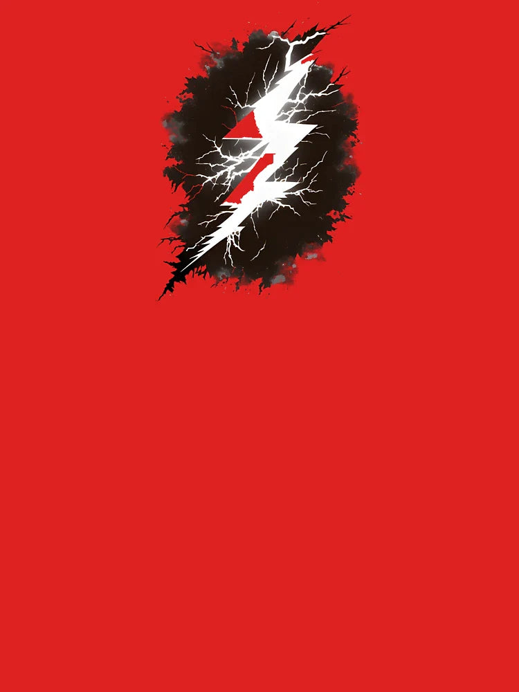 Electric Lightning Silhouette Art Print Classic T-Shirt