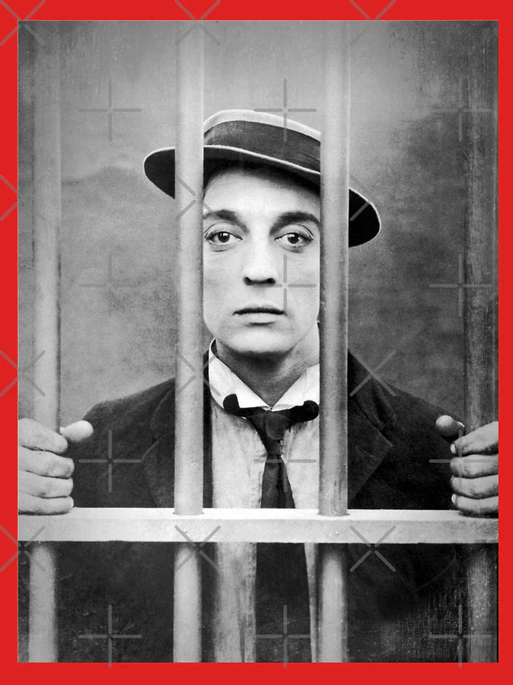 Buster Keaton - Cops - BW Vintage - D17 Classic T-Shirt