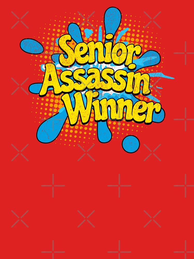 Senior Assassin Winner School Graduation Water Game Classic T-Shirt