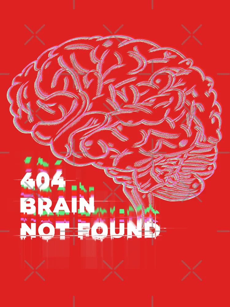 404 Brain Not Found Classic T-Shirt