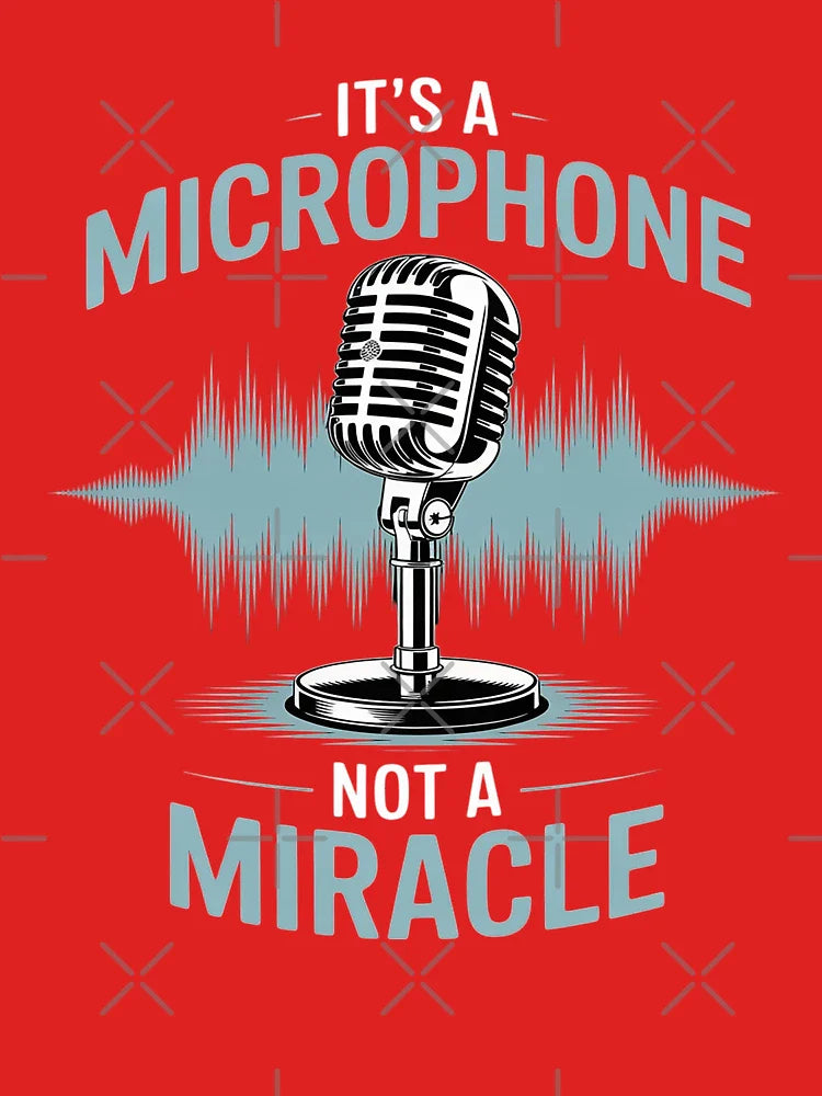 A Microphone not a Miracle Funny Church Audio Tech Classic T-Shirt