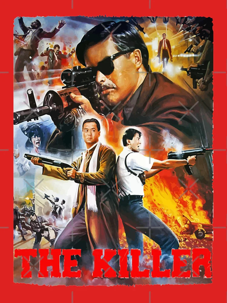 The killer - Chow Yun Fat - John Woo - Danny Lee - Hong Kong Action Poster Style Gift For Men and Wo Classic T-Shirt