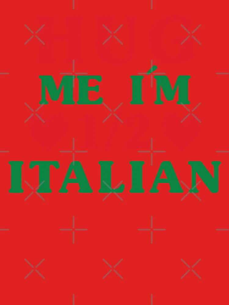 Hug Me I'm 1/2 Half Italian Funny American Italian Men Women Gift Classic T-Shirt
