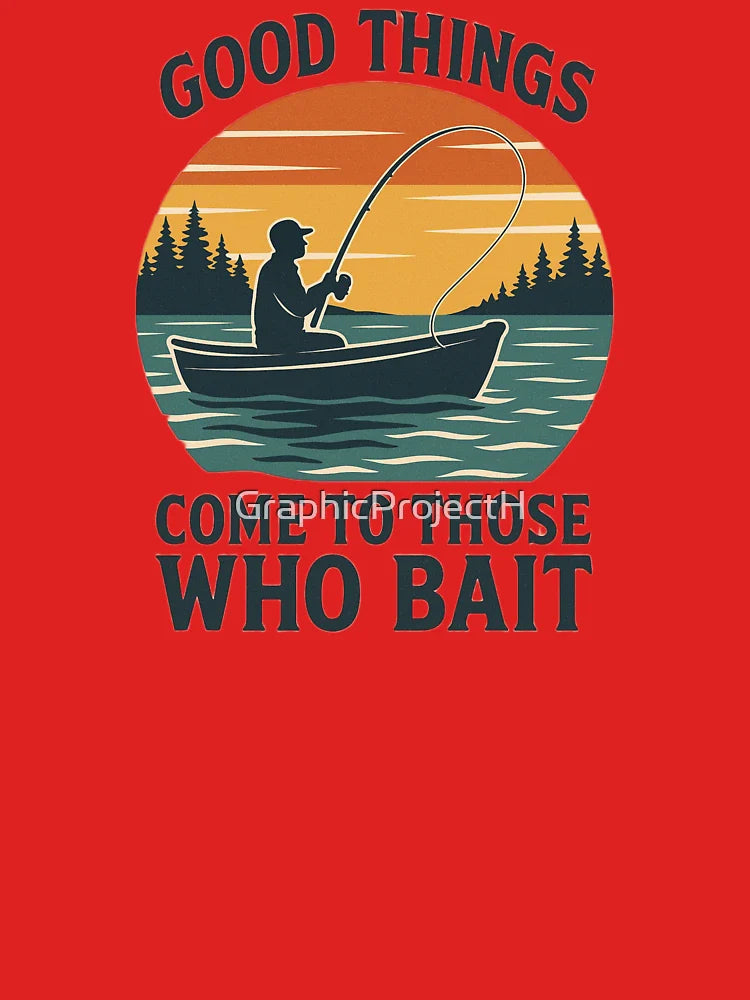 Lake Edge Patience – Funny Fishing Quote for Anglers Classic T-Shirt