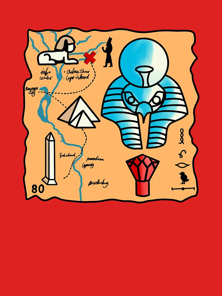 Adventurers Treasure Map Horus Classic T-Shirt