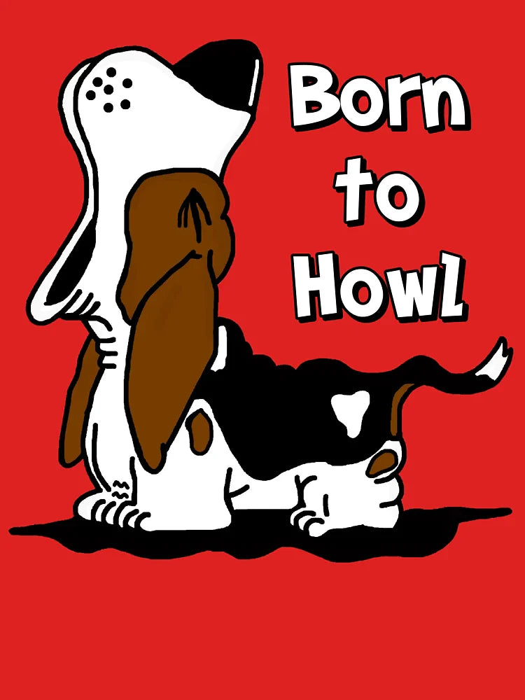 Born to Howl Basset Hound Classic T-Shirt