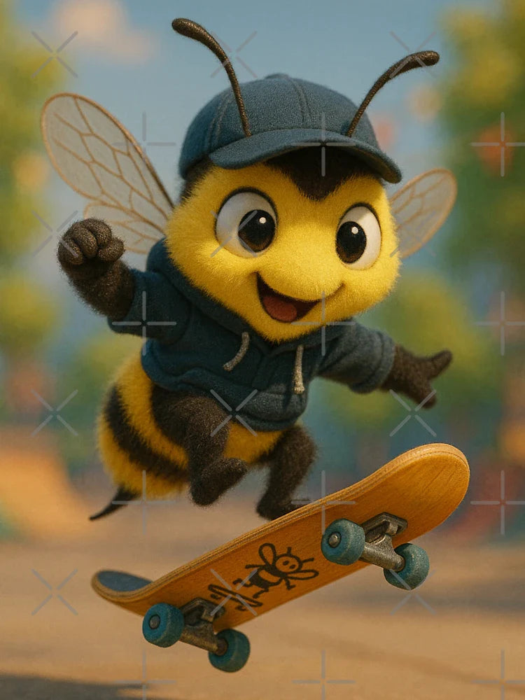 Skater Yellow-Faced Bee Classic T-Shirt
