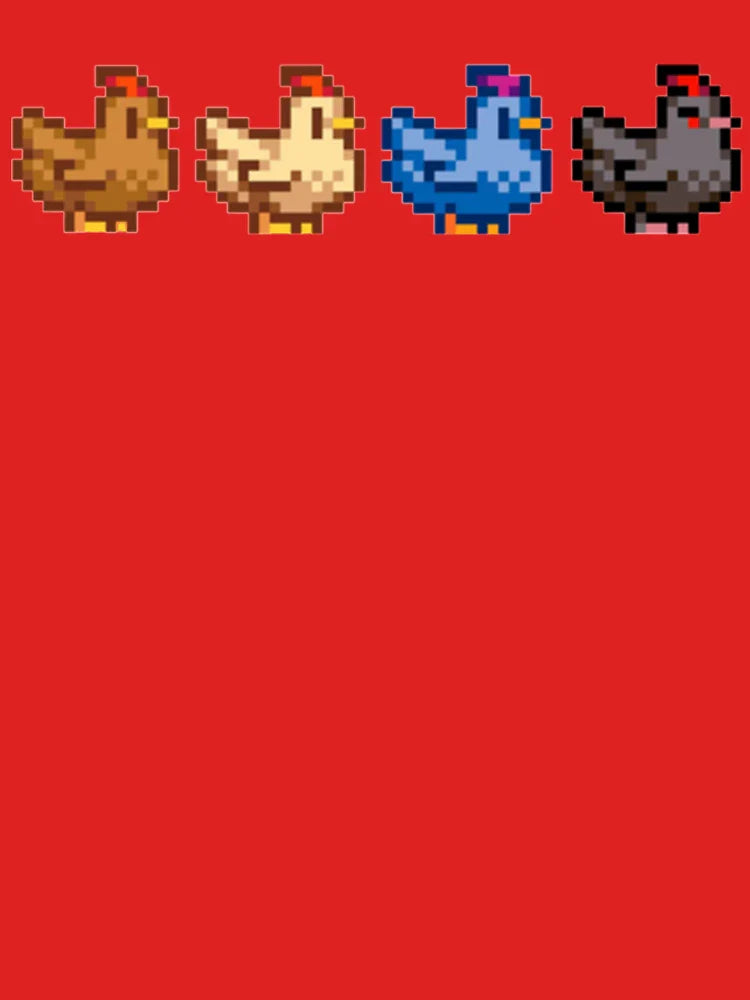 4 Chickens Stardew Valley   Classic T-Shirt