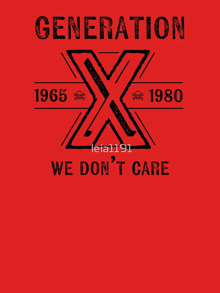 Gen X—We Don't Care Classic T-Shirt