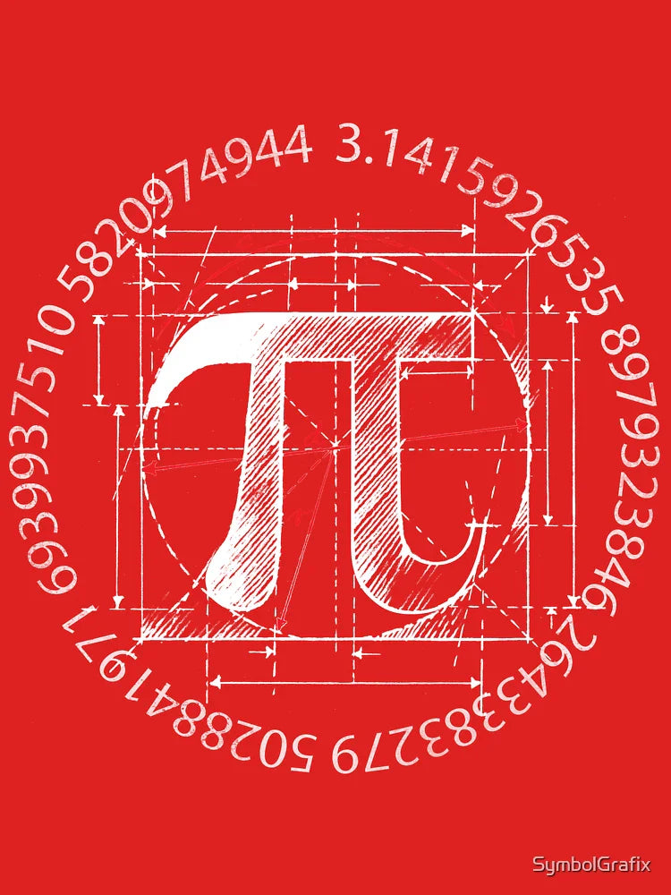 Pi Symbol Sketch Classic T-Shirt