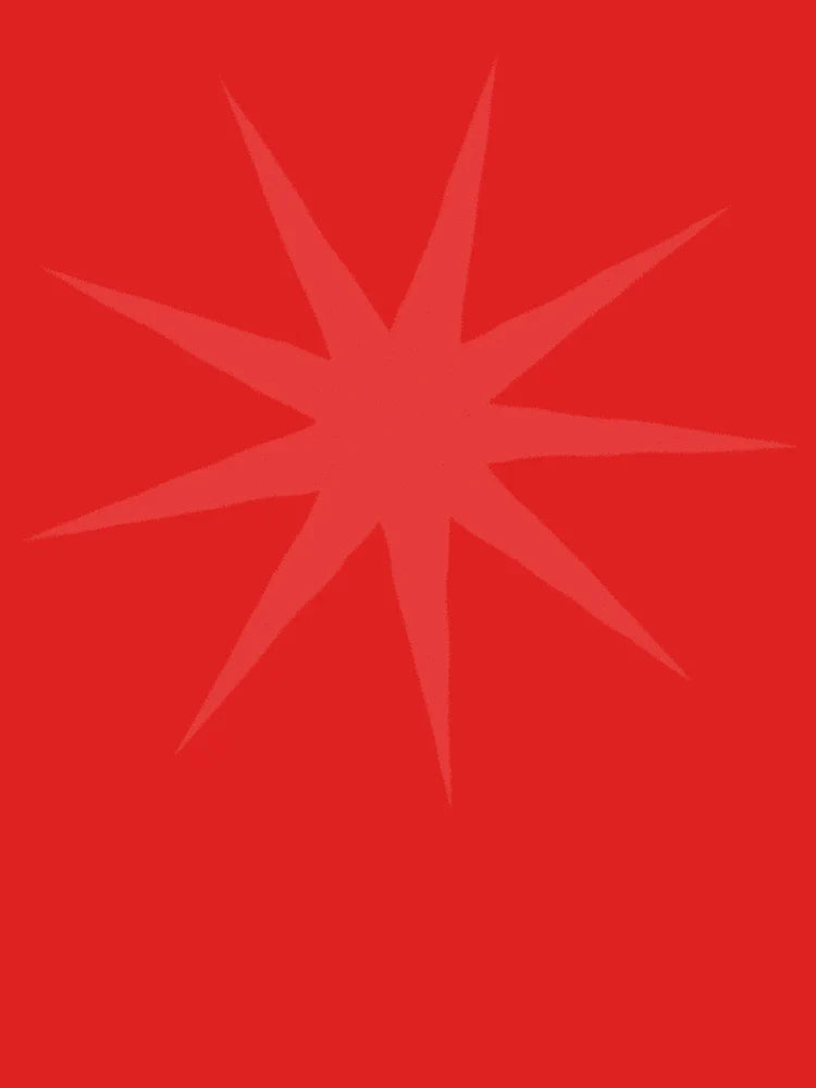 Starburst Red Classic T-Shirt