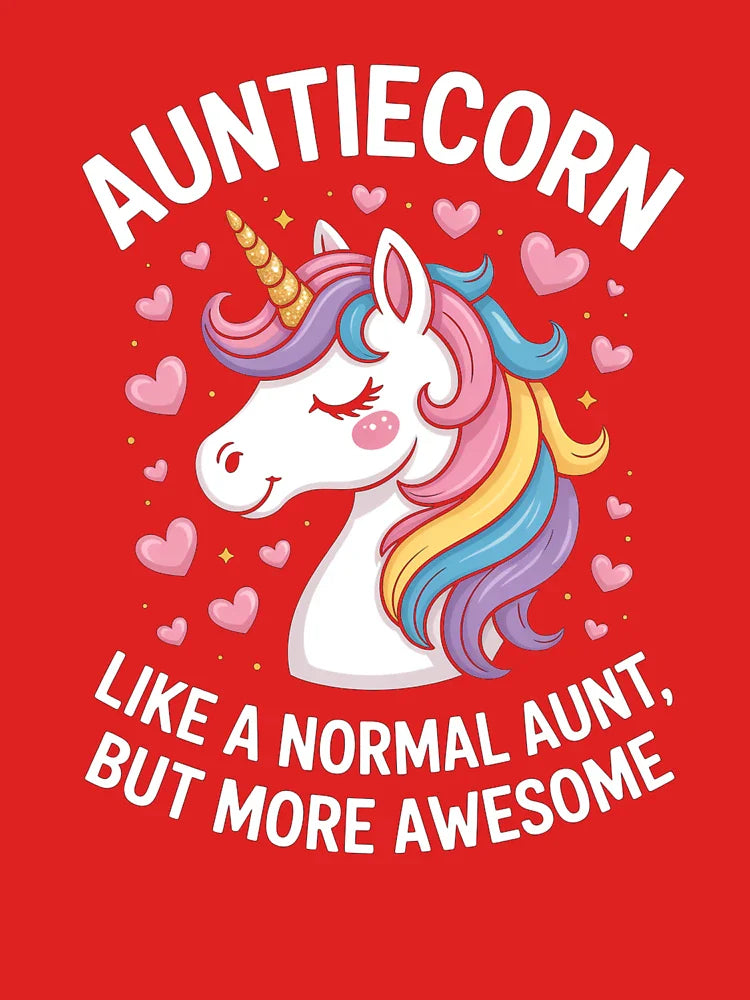 Aunticorn T-Shirt | Like A Normal Aunt But More Awesome Unicorn Tee Classic T-Shirt