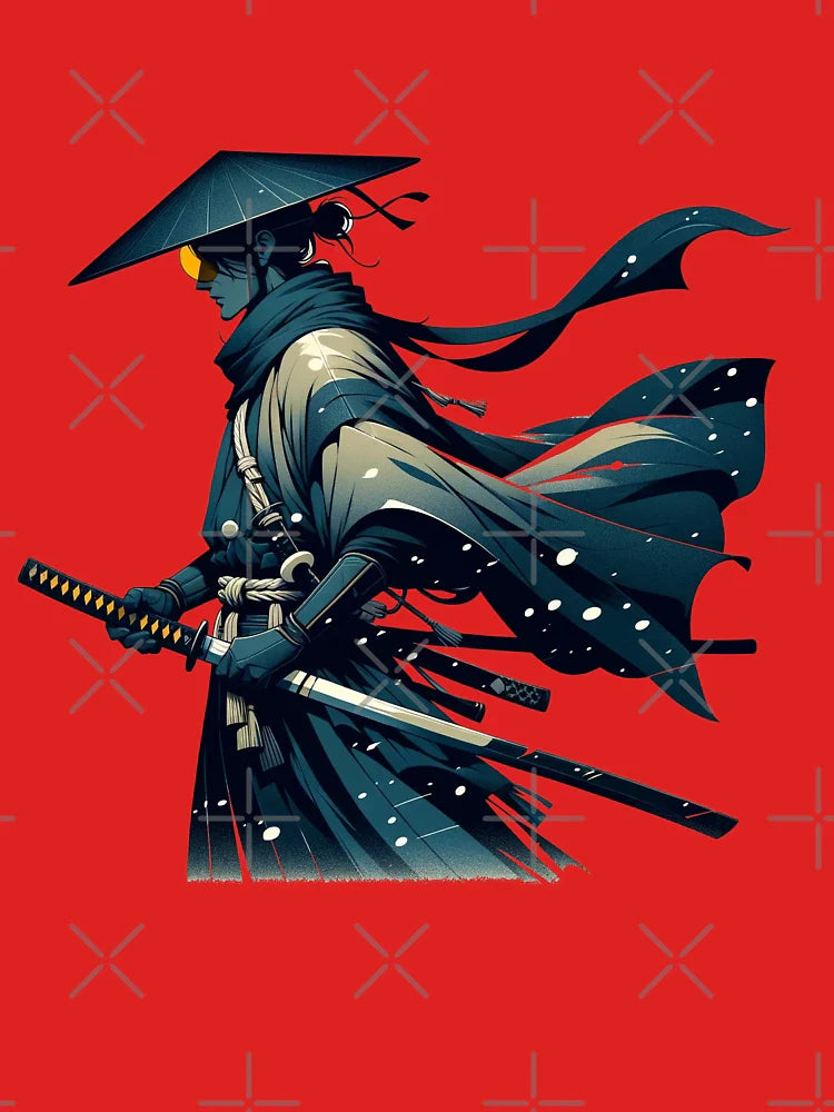 Blue Eye Samurai - Retro Vintage Stylized Classic T-Shirt