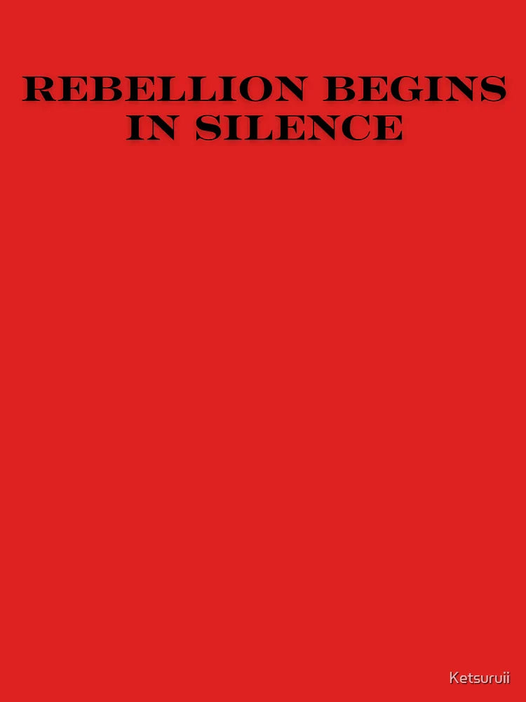 Rebellion Begins In Silence Classic T-Shirt