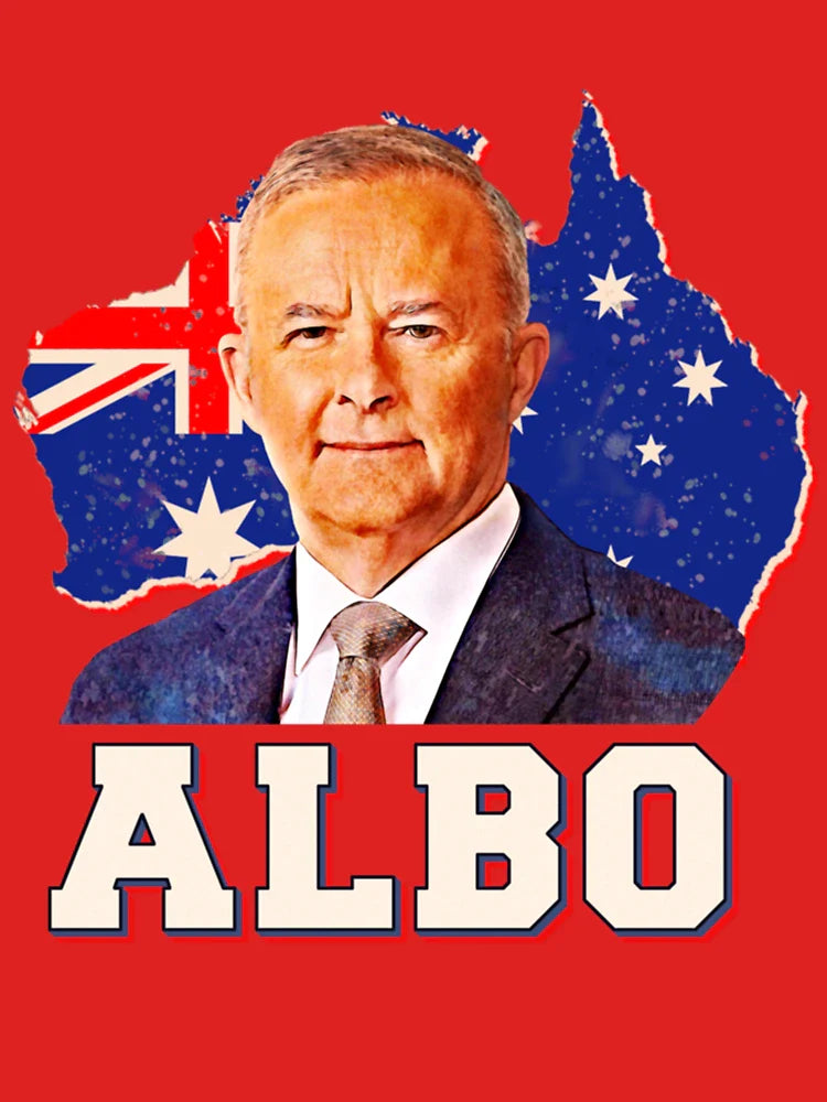 Australian Labor Party  albo  Australian map retro   Classic T-Shirt