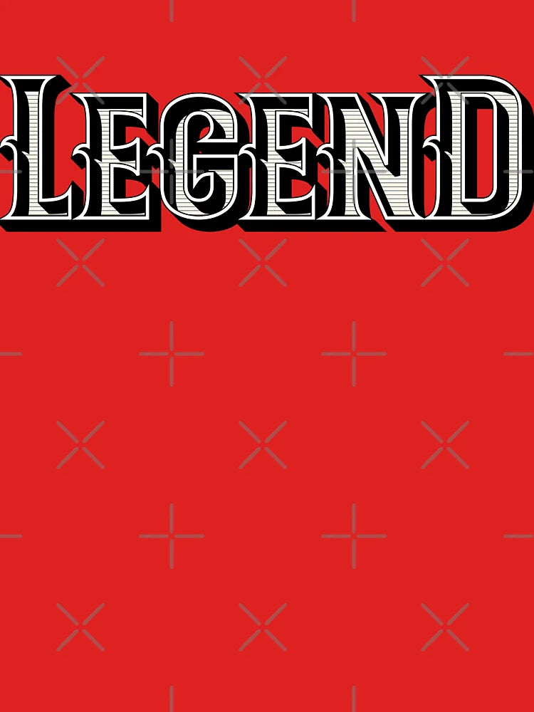 LEGEND â€“ Structured typography in classic vintage style Classic T-Shirt