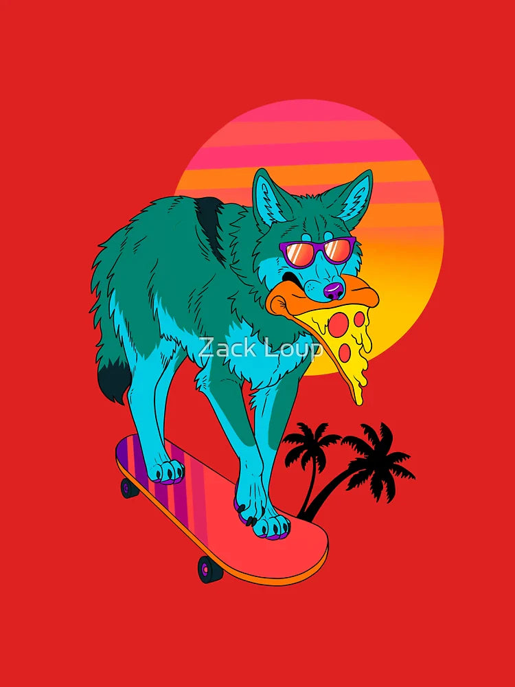 Retrowave Coyote Classic T-Shirt