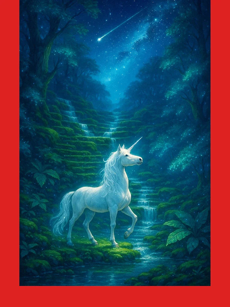 The Unicorn Series (1/2) - Starlit Path of the Mystic Unicorn Classic T-Shirt