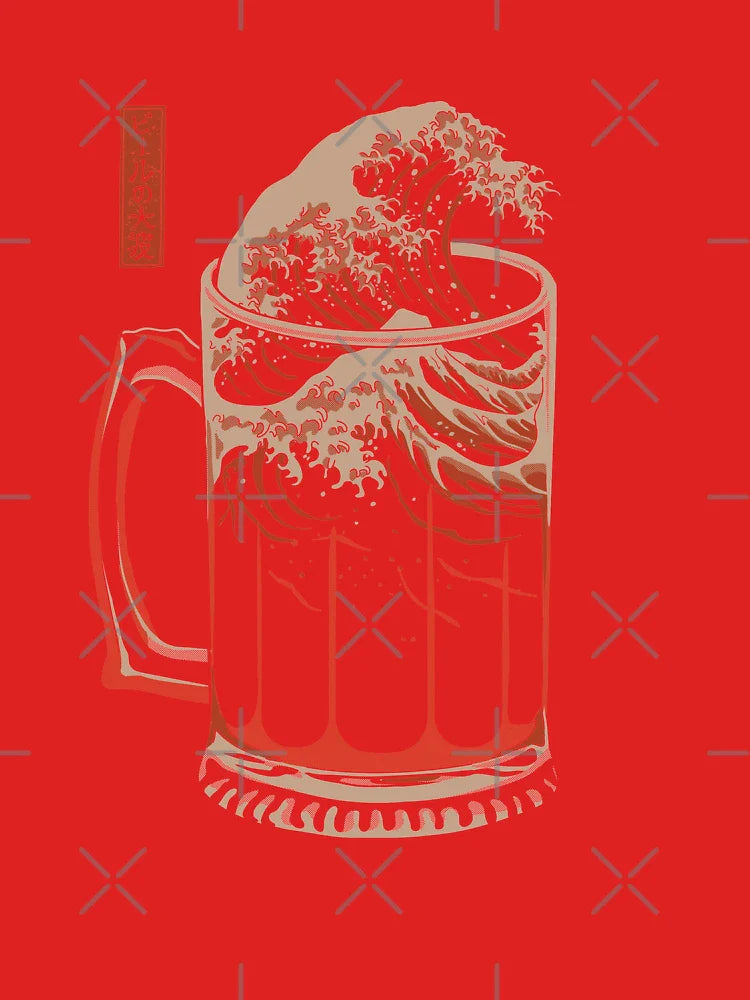 The Great Wave of Beer Classic T-Shirt