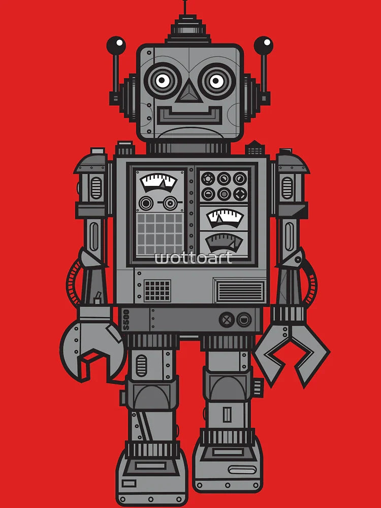 Vintage Robot Classic T-Shirt