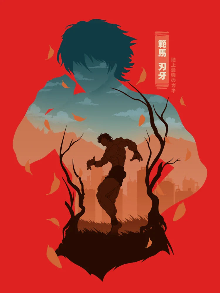 Baki Hanma Silhouette Classic T-Shirt