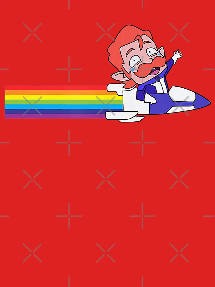 Retro Rainbow 90s Cartoon Classic T-Shirt