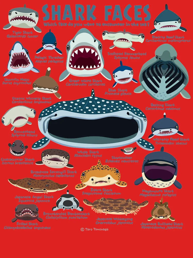 Shark Faces Classic T-Shirt