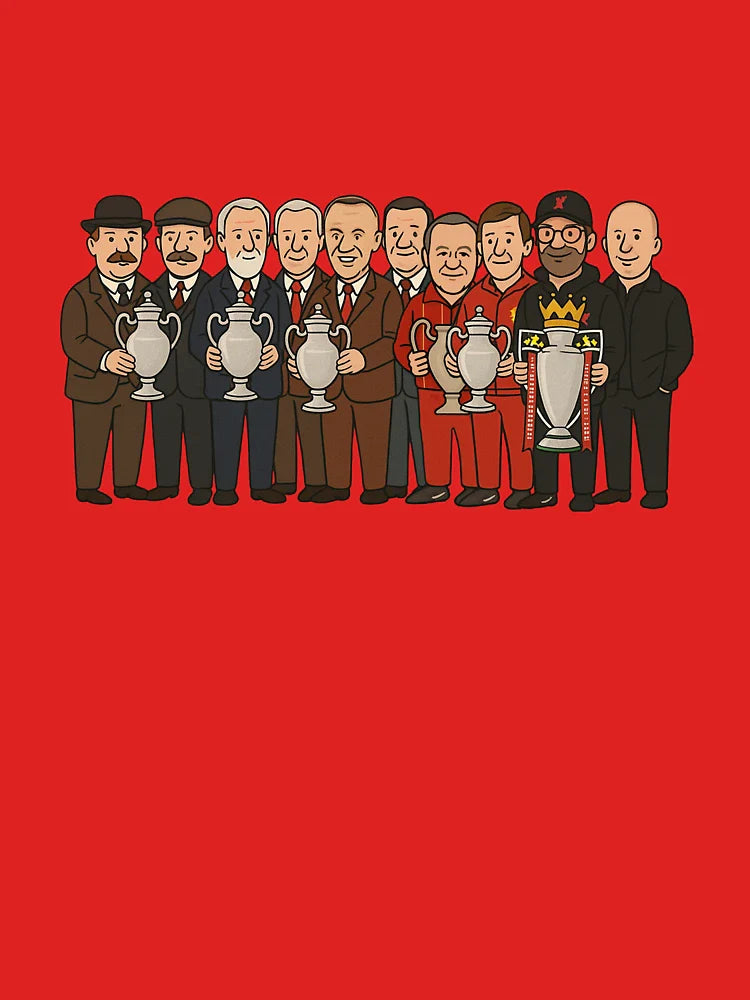 LIVERPOOL TITLE WINNING MANAGERS Classic T-Shirt