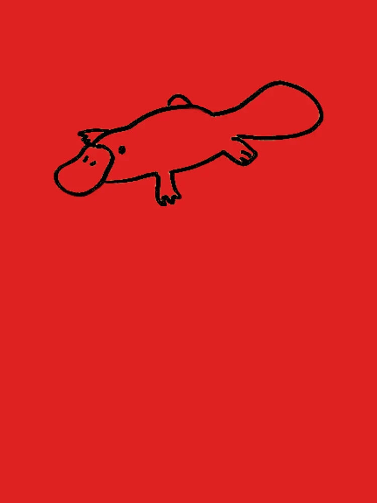 badly drawn platypus Classic T-Shirt