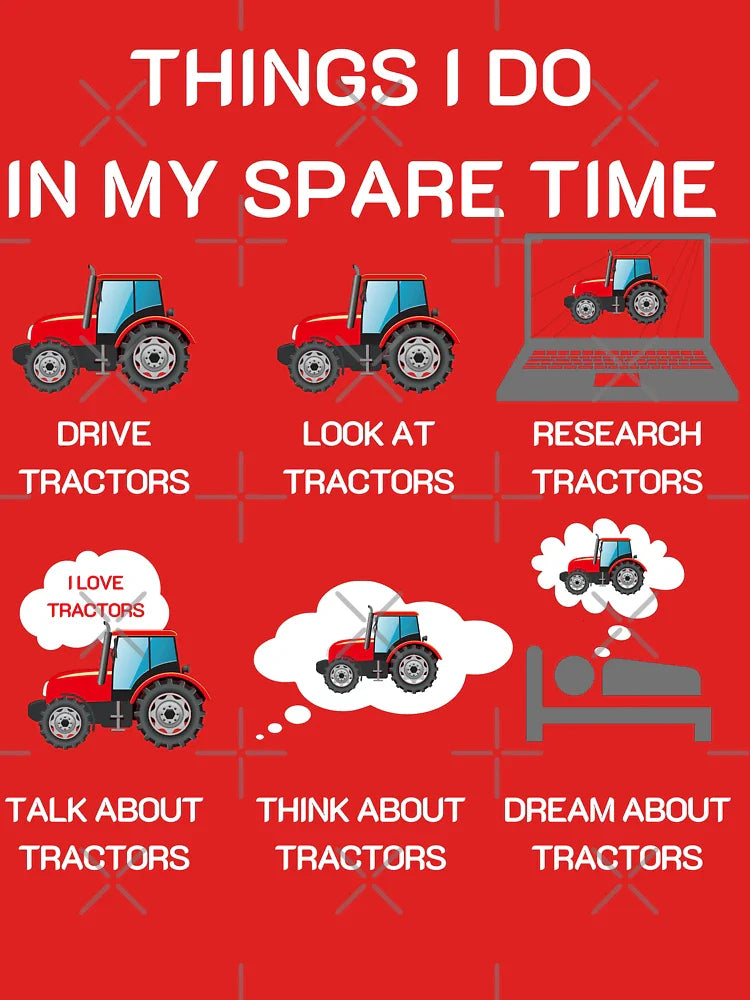 THINGS I DO IN MY SPARE TIME TRACTOR Gift for dad funny farmer gift for farming lover Classic T-Shirt