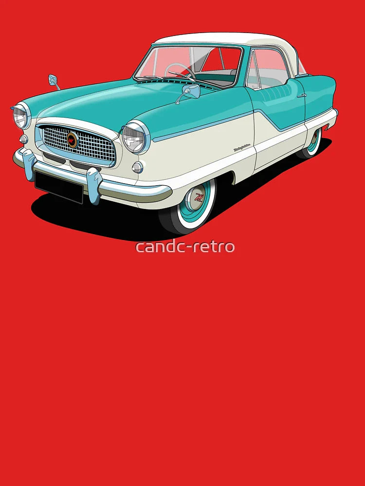 Austin Metropolitan in two tone turquoise and white Classic T-Shirt