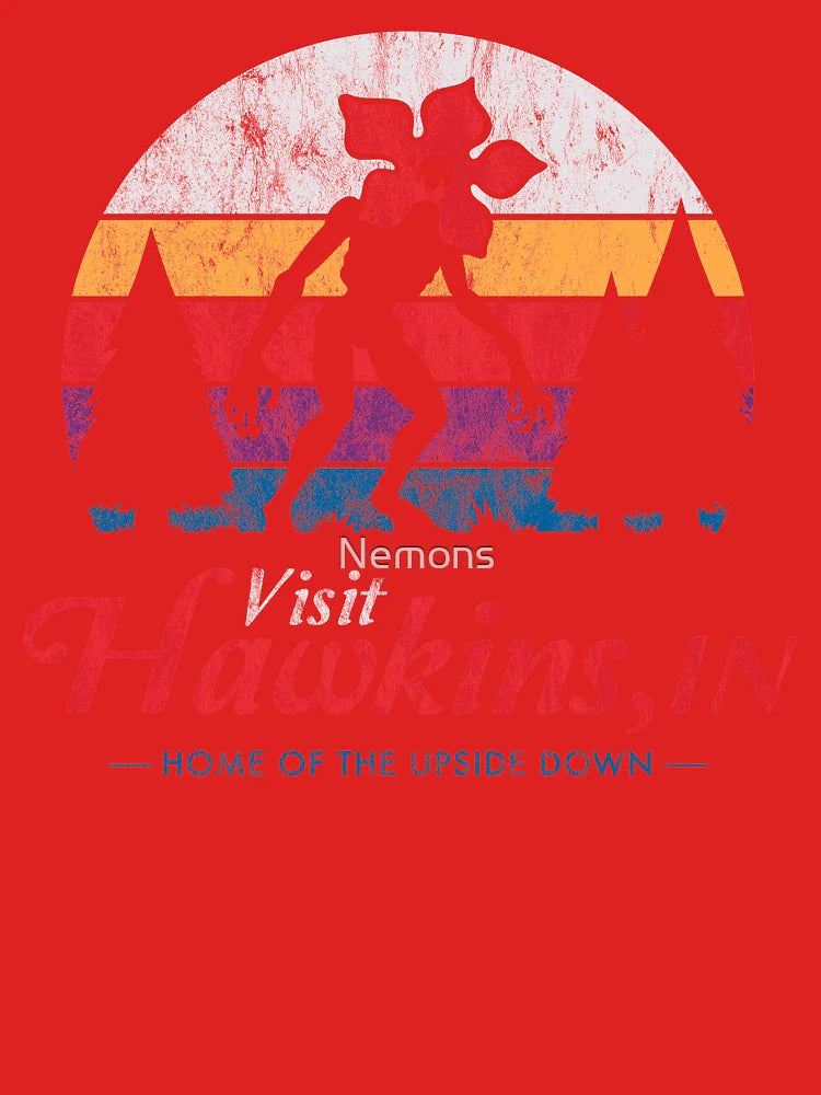 Visit Hawkins - Vintage Distressed - Demogorgon  Classic T-Shirt