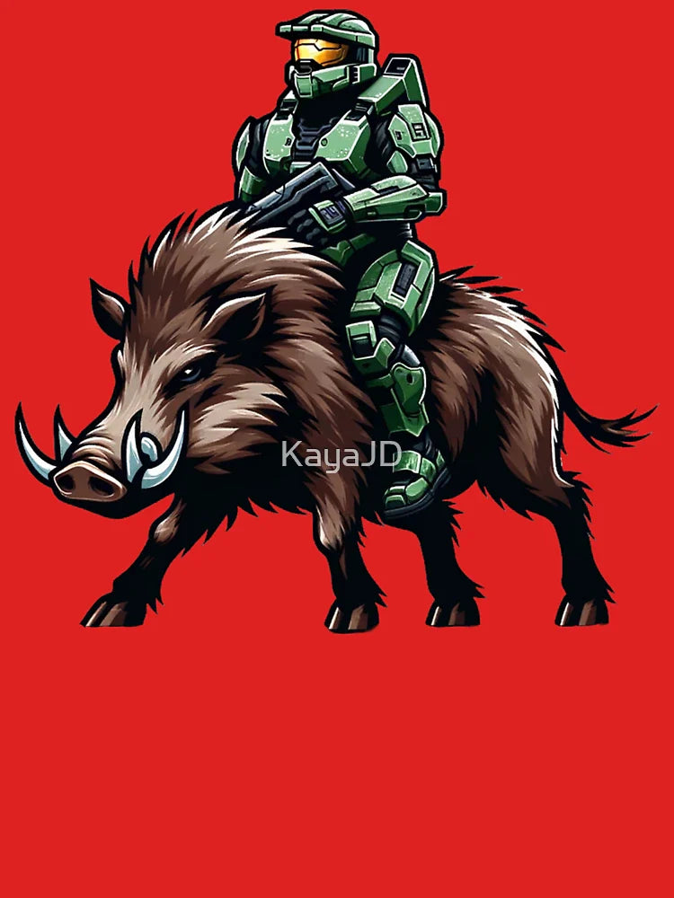 Master Chief on a Warthog Classic T-Shirt