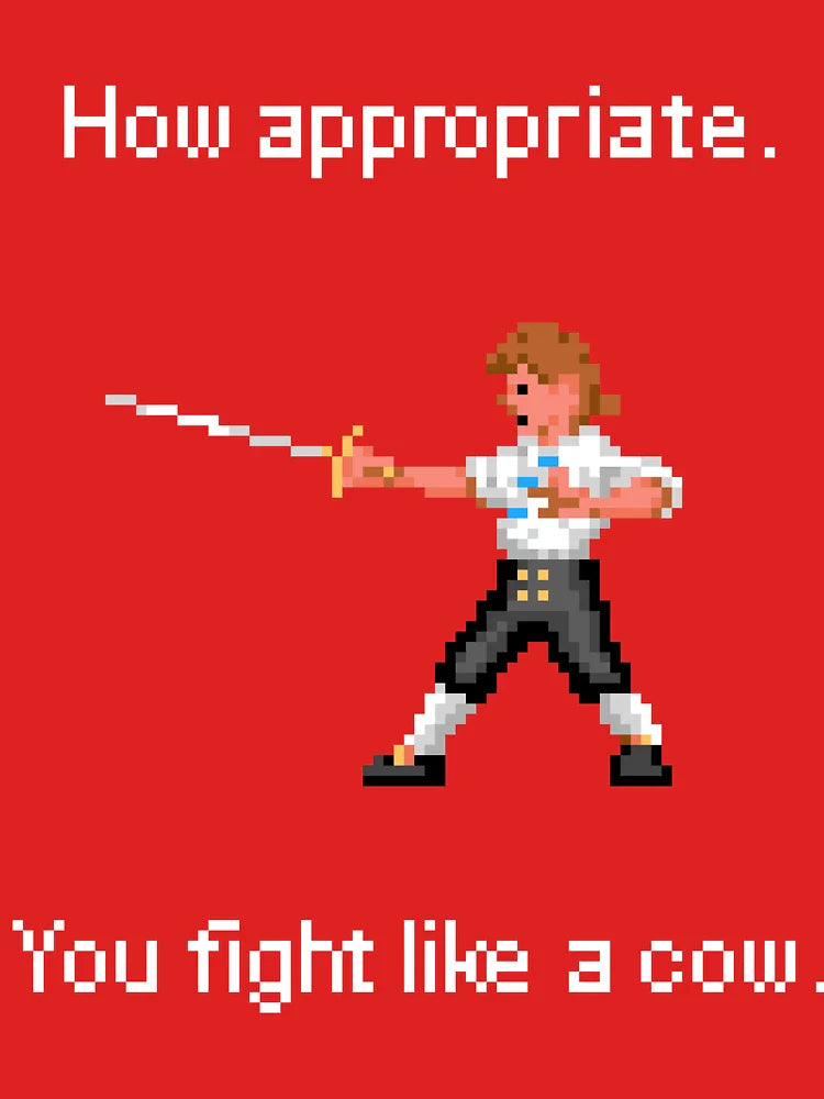 How appropriate. You Fight like a cow. Classic T-Shirt